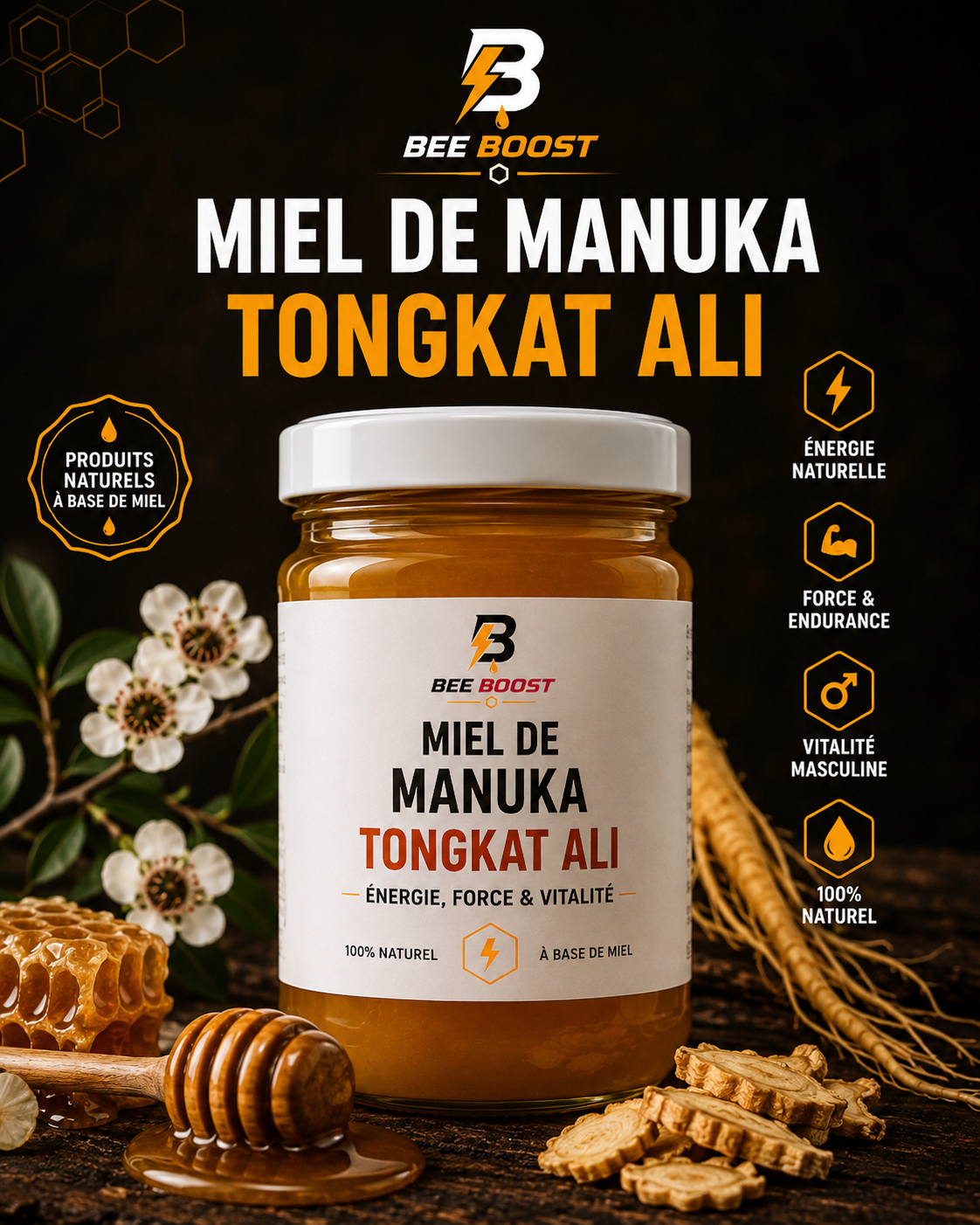 BEE BOOST — Votre marque de préparations naturelles au miel, clé en main