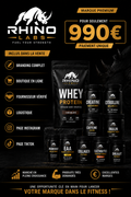 RHINO LABS — Votre marque de nutrition sportive, clé en main