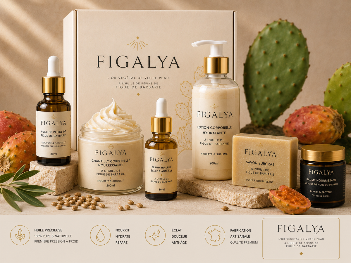 FIGALYA — Votre marque de soins à la figue de Barbarie, clé en main