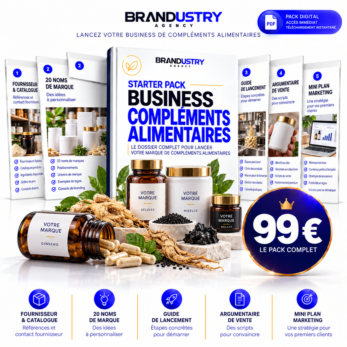 🌿 STARTER PACK COMPLÉMENTS ALIMENTAIRES NATURELS