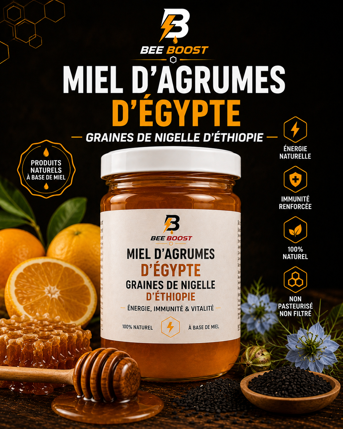 BEE BOOST — Votre marque de préparations naturelles au miel, clé en main
