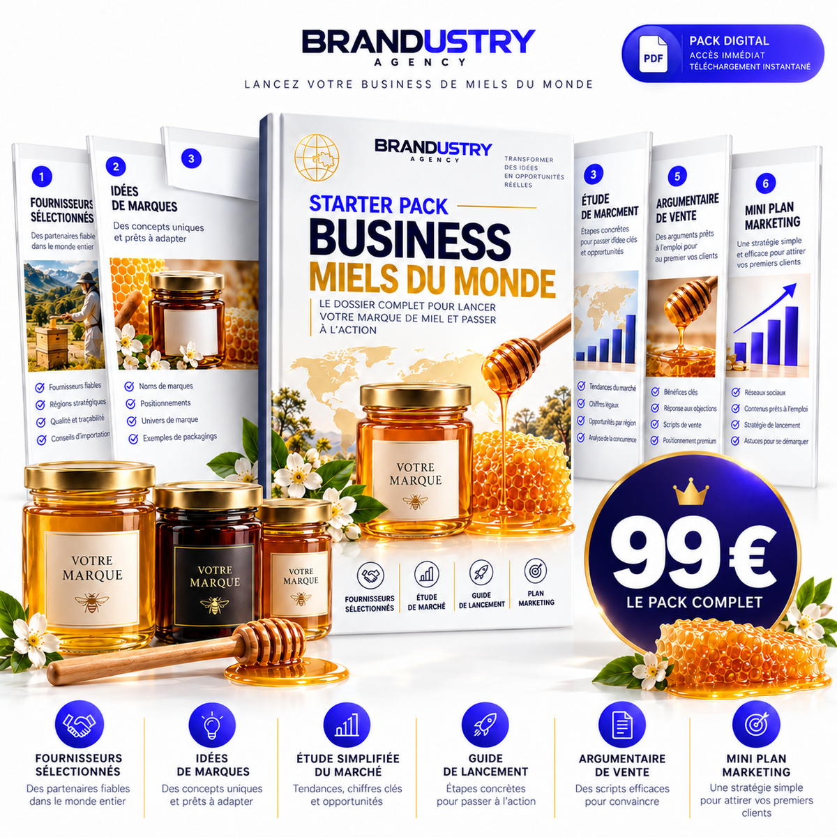 🍯 STARTER PACK MIELS DU MONDE