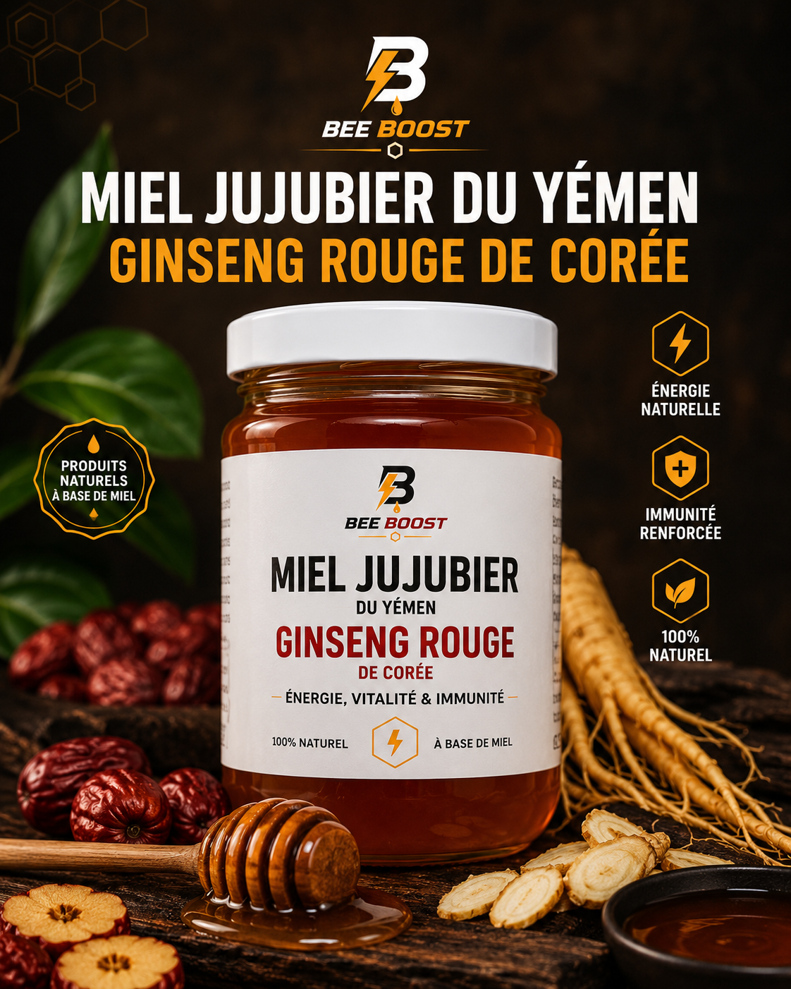 BEE BOOST — Votre marque de préparations naturelles au miel, clé en main