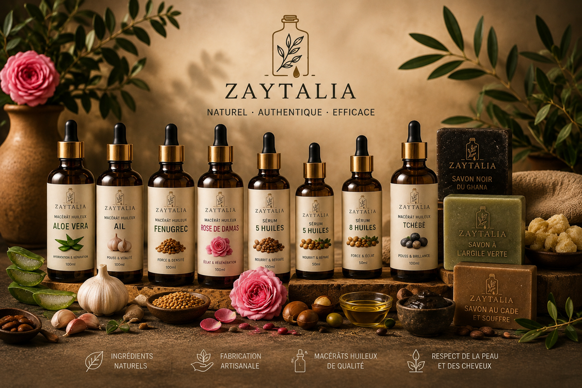 ZAYTALIA — Votre marque de macérâts huileux et de savons artisanaux, clé en main