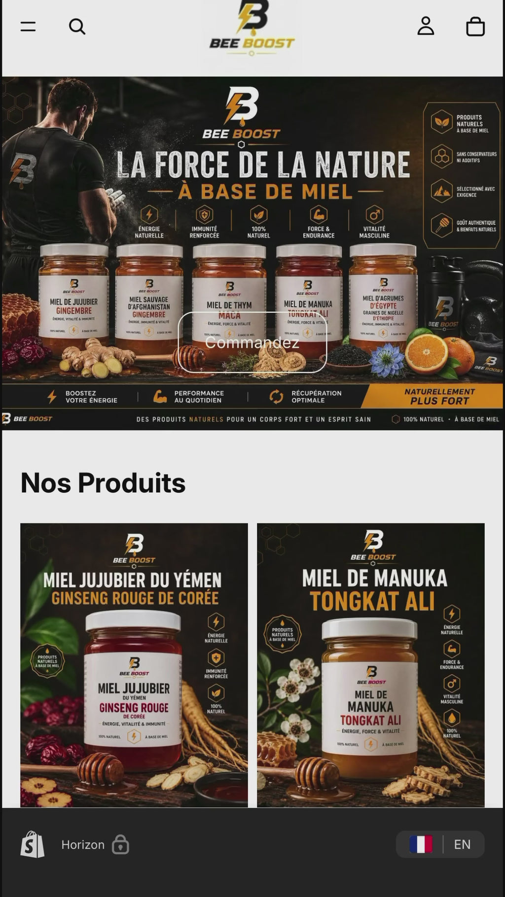 BEE BOOST — Votre marque de préparations naturelles au miel, clé en main